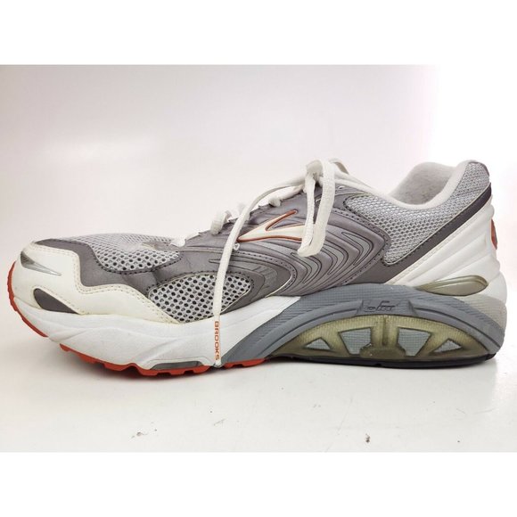 Brooks S-257 Men\'s Size 11 M Running Shoes White Gray Orange main image 5